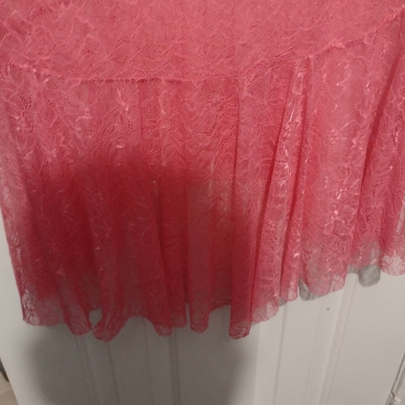 Anthropologie Pink Sheer Lace Mermaid Skirt NWT - Picture 3 of 6